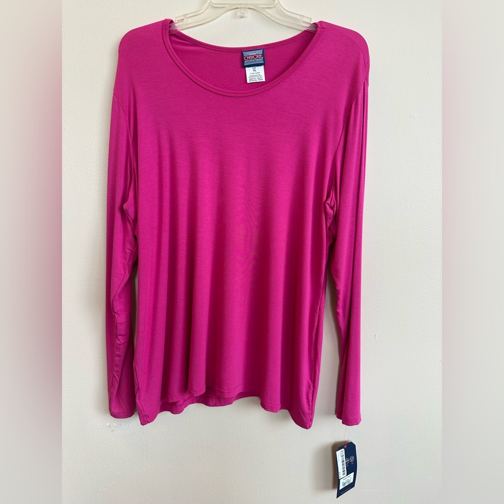 Cherokee Fuchsia Long Sleeve Tee
